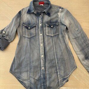 Blue Button Down Shirt with Classic Design
